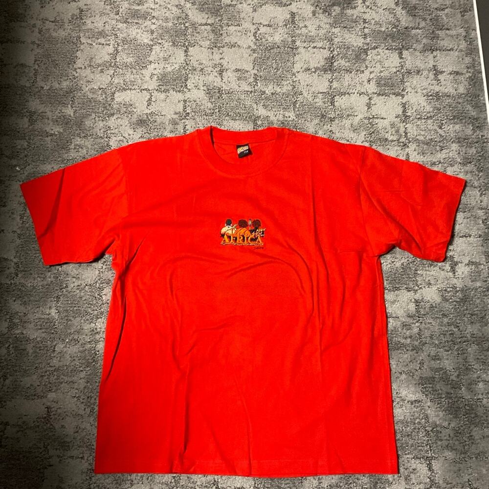 Dash Kenya Africa embroidered‎ T-shirt, 114 XL, excellent condition vintage
